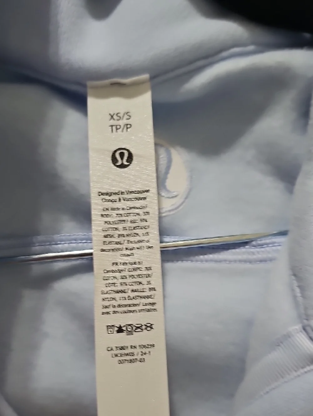 lululemon athletica Light Blue Pullover Hoodie Blue Linen - Picture 5 of 6
